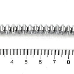 Electroplated Non-Magnetic Synthetic Hematite Beads Strands&nbsp;G-P518-06B