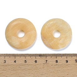 Natural Yellow Jade Pendants&nbsp;G-F831-A06