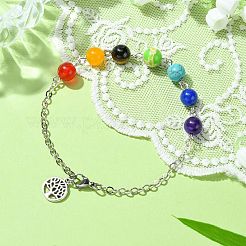 Tree of Life Alloy Charm Bracelets&nbsp;BJEW-JB09854