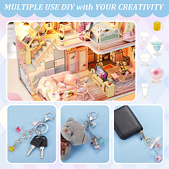 4 Sets Transparent Plastic Food Play Cup Set&nbsp;AJEW-OC0004-68