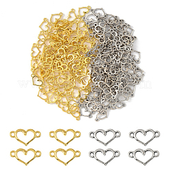 203Pcs Tibetan Style Alloy Hollow Connector Charms&nbsp;HEAR-YW0001-01AS