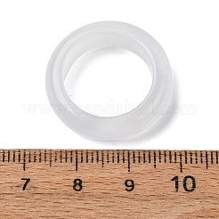 猫の目の指輪  女性用プレーンバンドリング  ライトブルー  6mm  内径：18mm&nbsp;RJEW-G363-01B-01