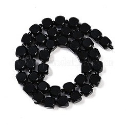 Natural Black Onyx(Dyed & Heated) Beads Strands&nbsp;G-B125-F01-01