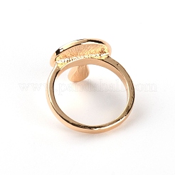 合金リング  エナメルリング付き  心のきのこ  カラフル  2.5mm  内径：18mm&nbsp;RJEW-WH0002-11