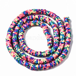 Handmade Polymer Clay Beads Strands&nbsp;CLAY-N008-010L-A