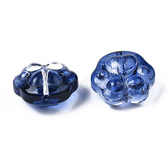 Transparent Spray Painted Glass Beads&nbsp;GLAA-S054-013H