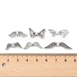 60Pcs 6 Styles Tibetan Style Alloy Beads&nbsp;TIBEB-FP0001-06