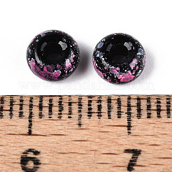 ベーキングペイントガラスビーズ3/0個  丸い穴  ロンデル  ショッキングピンク  5~5.5x3~3.5mm  穴：1.6~1.8mm  約3750個/ポンド&nbsp;GLAA-G118-02G