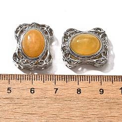 Natural Yellow Jade Multi-Strand Links&nbsp;KK-M304-05P-06