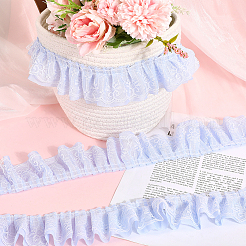5 Yards Double Polyester Lace Trim for Sewing Decoration&nbsp;OCOR-GF0005-06A