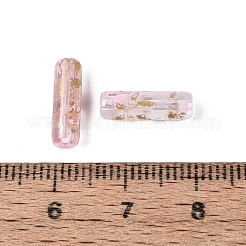 ピカソの透明ガラスのラッパビーズ  パールピンク  13x4mm  穴：0.9~1mm  約1125個/ポンド&nbsp;SEED-N010-02A-08