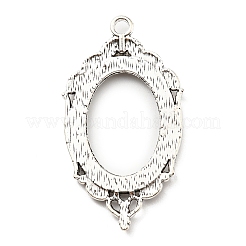 Alloy Pendant Cabochon Settings&nbsp;PALLOY-D020-12AS