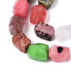 Natural & Synthetic Mixed Stone Beads Strands&nbsp;G-T142-75