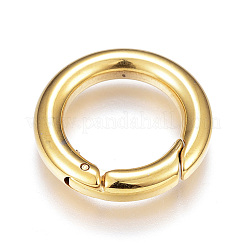 PVD Vacuum Plating 201 Stainless Steel Spring Gate Rings&nbsp;X-STAS-G104-04G
