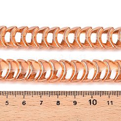 電気メッキガラスビーズセット  ムーン  砂茶色  9x14x7mm  穴：0.9mm  約99~101個/連  35.08~36.36''（89.1~90.9センチメートル）&nbsp;EGLA-T021-07E