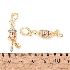 Brass with Enamel Peg Bails&nbsp;KK-A279-24G