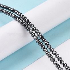 Electroplate Non-magnetic Synthetic Hematite Beads Strands&nbsp;G-L487-C-15