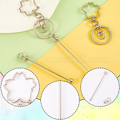 10Pcs Alloy Keychain Clasps&nbsp;KEYC-SC0001-79C