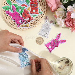 12Pcs 6 Colors Handicraft Beading Felt Appliques&nbsp;PATC-CA0001-25