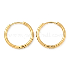 Ion Plating(IP) 304 Stainless Steel Hoop Earrings for Women&nbsp;EJEW-M089-02G