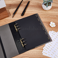 6Pcs Rectangle Paper Notebook Index Divider Sheets&nbsp;AJEW-CP0011-91