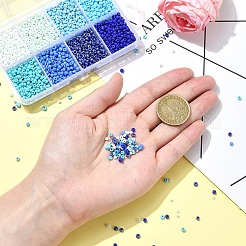 DIY Round Glass Beads Bracelet Making Kits&nbsp;SEED-YW0002-64A