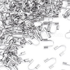 304サージカルステンレススチールワイヤーガーディアンとプロテクター150個  ステンレス鋼色  穴：1mm  4.7~5x5.5x1.6mm&nbsp;STAS-TA0006-35B-P