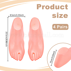 Plastic Mannequin Foot Display Stands for Socks&nbsp;AJEW-WH0871-14