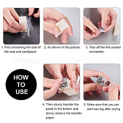 Chinese Seal Stamp Cutting and Stone Seal Carving Hand Tools Set&nbsp;TOOL-WH0029-03