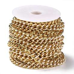 Golden Brass Enamel Curb Chain&nbsp;CHC-H103-07J-G