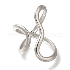 304 Stainless Steel Cuff Rings&nbsp;RJEW-Z074-21P