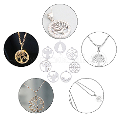 201 Stainless Steel Pendants&nbsp;STAS-UN0014-96P