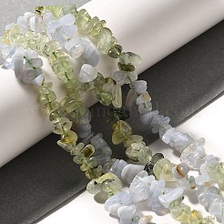 Natural Prehnite & Blue Lace Agate Beads Strands&nbsp;G-L610-A20-01
