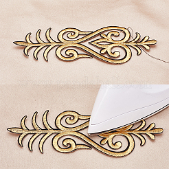 12Pcs 6 Styles Polyester Computerized Embroidery Iron on/Sew on Patches&nbsp;PATC-NB0001-18