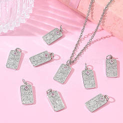 SHEGRACE Valentine's Day Brass Cubic Zirconia Pendants&nbsp;XGRQ3K497-552P
