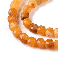 Gradient Color Natural Topaz Jade Beads Strands&nbsp;G-N342-136