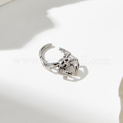 Gothic 316 Surgical Stainless Steel Skull Spider Hoop Nose Rings for Men and Women Party Jewelry&nbsp;EC2073