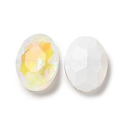 Mocha Fluorescent Style Glass Rhinestone Cabochons&nbsp;GGLA-M005-01B-001MK