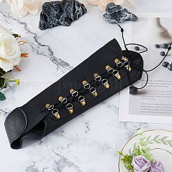 Adjustable PU Leather Cord Bracelets with Iron Buckles&nbsp;AJEW-WH0502-43