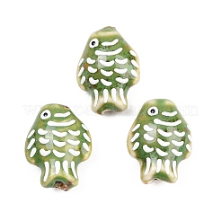 Handmade Porcelain Beads&nbsp;PORC-K010-08-M