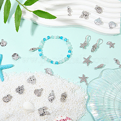 24Pcs 12 Styles Alloy Crystal Rhinestone Pendants&nbsp;FIND-BM0001-79B