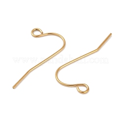 316L Surgical Stainless Steel Earring Hooks Ion Plating(IP)&nbsp;STAS-G229-08G-02
