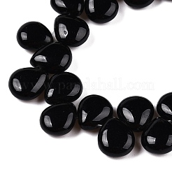 Natural Black Stone Beads Strands&nbsp;G-T138-129