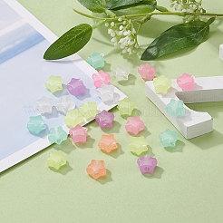 200Pcs Luminous Acrylic Beads&nbsp;TACR-YW0001-24