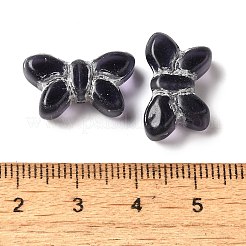 透明なランプワークビーズ  蝶  ダークスレートブルー  11x19x6mm  穴：1mm  約55~65個/100g&nbsp;LAMP-P065-02A-21