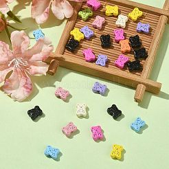 塗装合金ビーズをスプレー  クマ  9x7x4mm  穴：1.8mm  30個/袋&nbsp;FIND-CJ0001-46B