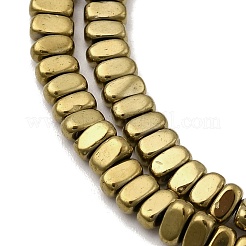 Electroplated Synthetic Non-magnetic Hematite Beads Strands&nbsp;G-H327-F01-01