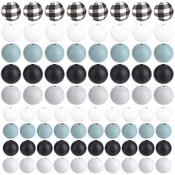 100Pcs Silicone Beads&nbsp;SIL-PA0001-40B