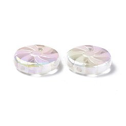 UVメッキ不透明アクリルビーズ  ロリポップ  ミックスカラー  23x7mm  穴：2.5mm&nbsp;X-OACR-P010-02