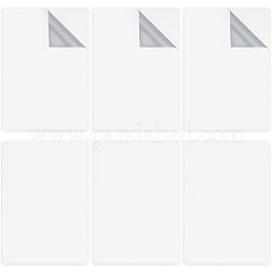 ペット用粘着コールドラミネートフィルム  防水ラミネートステッカー  長方形  ホワイト  300x210x0.2mm&nbsp;AJEW-GF0015-15